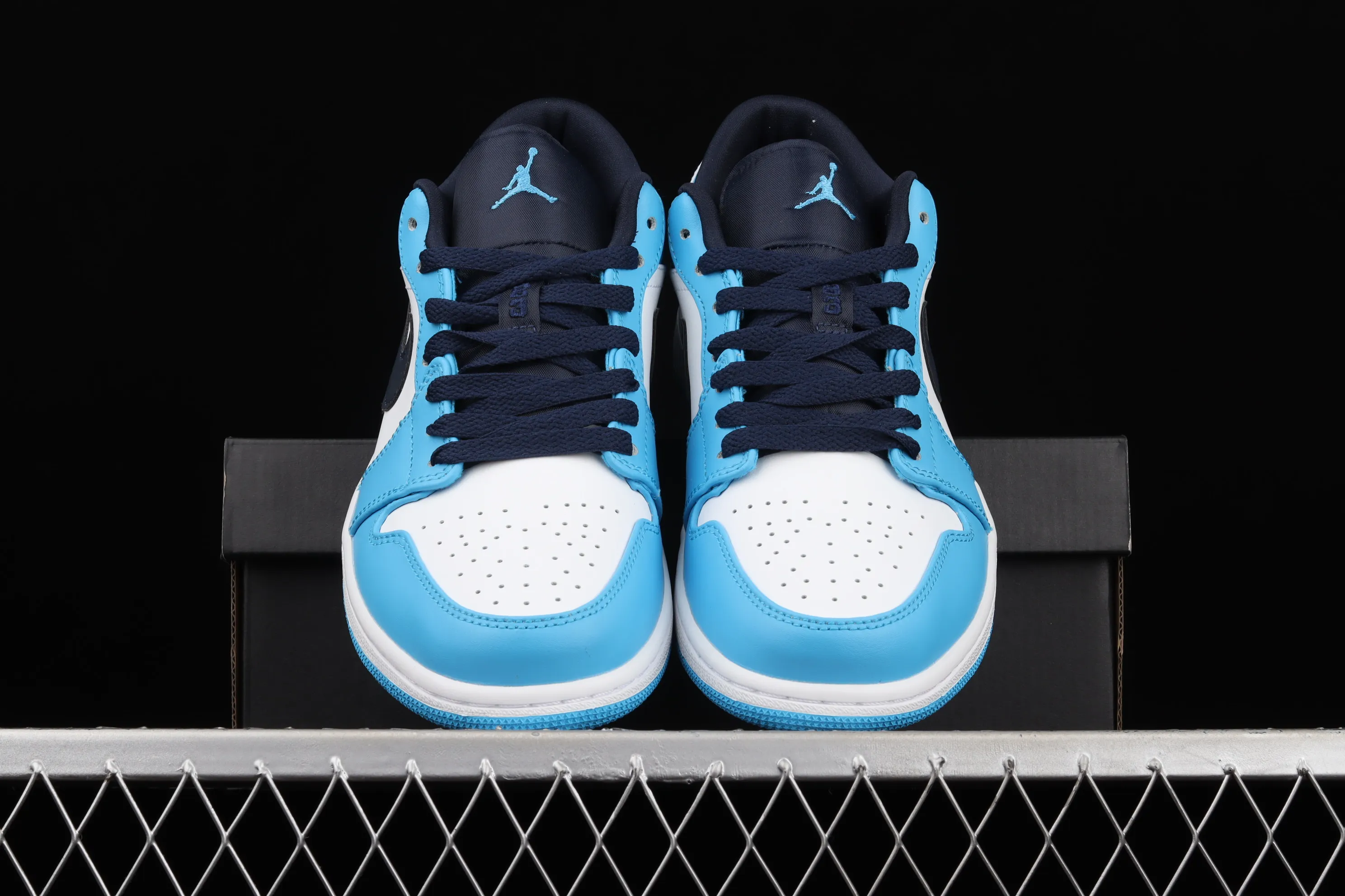 All categories Air Jordan Jordan series basketball shoes Air Jordan 1 Low G version pure original Air Jordan 1 Low AJ1 Joe 1 North Carolina blue low-top cultural and leisure sports sneakers 553558-144